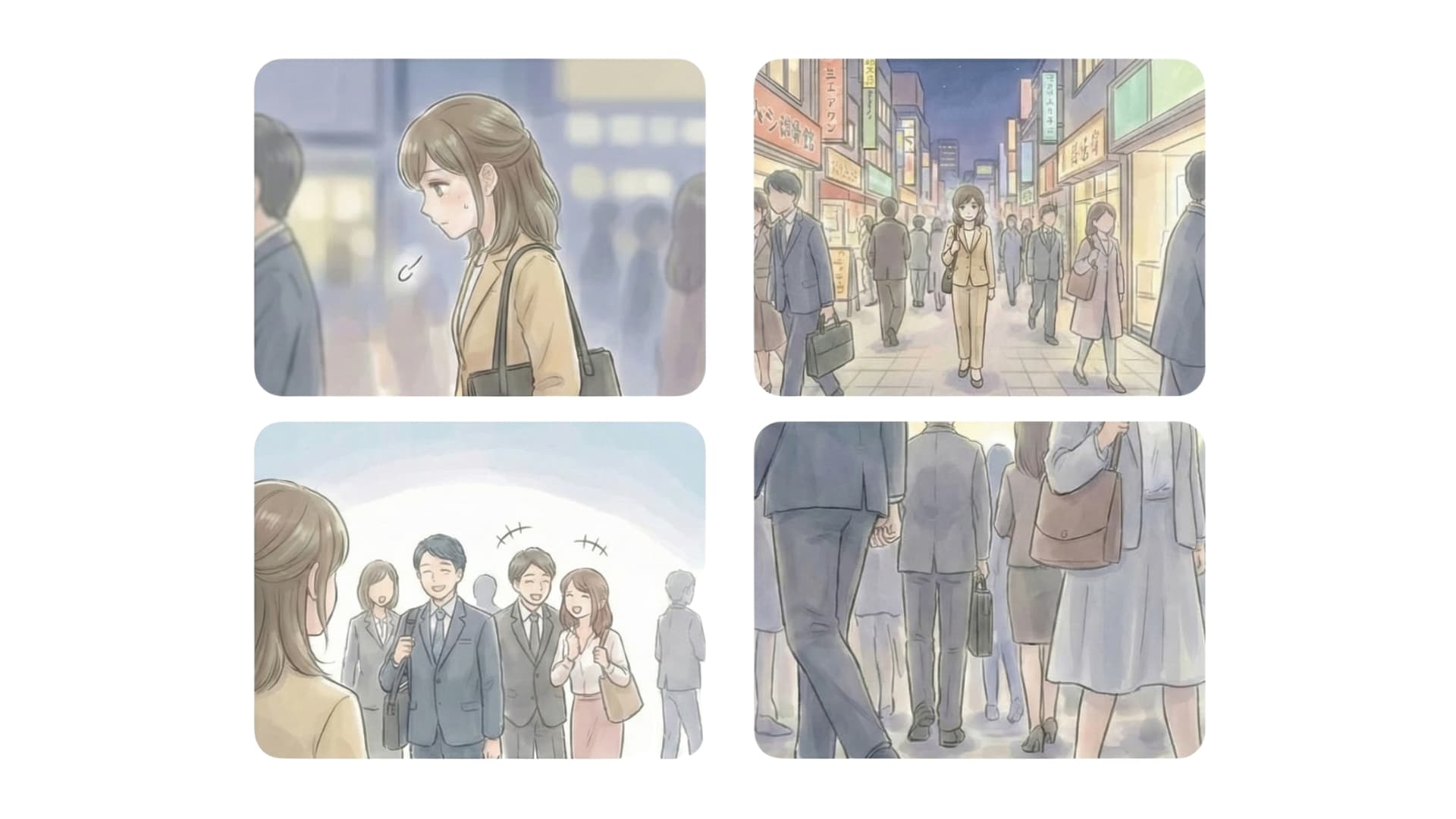 街が少し、眩しかった