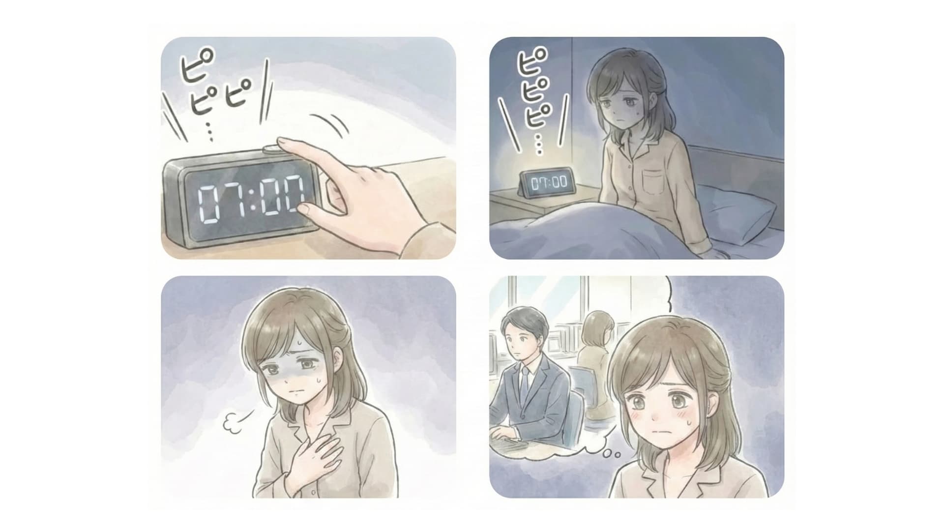 送信できない朝